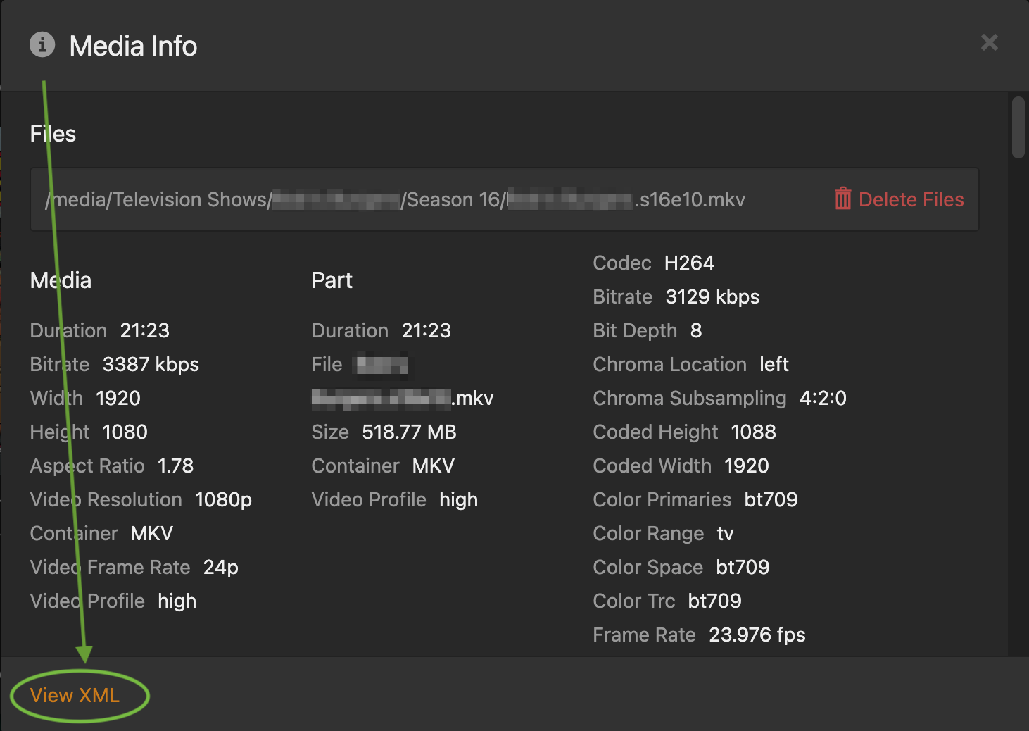 Plex Library - Get Info